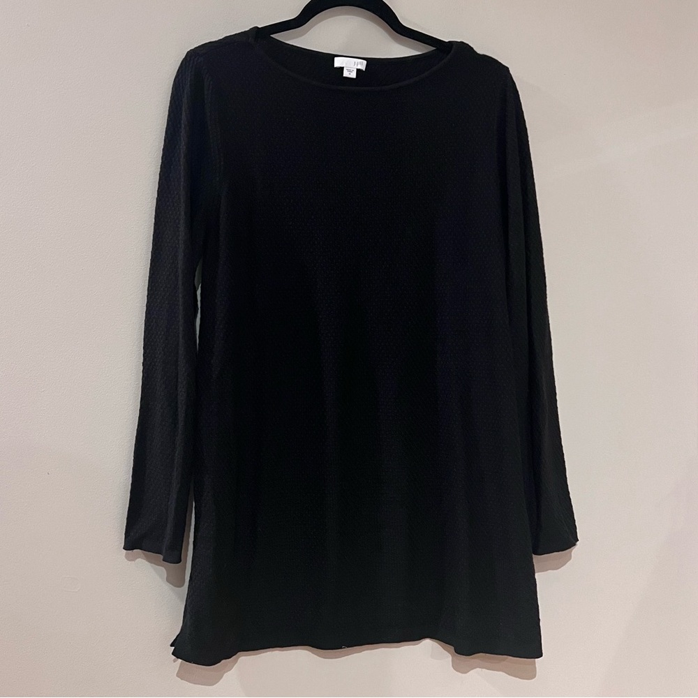 J. Jill Black Oversized Sweater Top